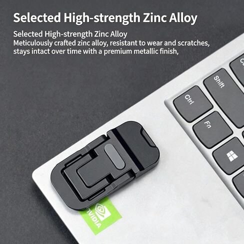 4 Pcs Black Mini Portable Keyboard Riser Adjustable Foldable Keyboard Stand with Dual Tilt Angles Self-Adhesive Invisible Lift for Desktop Notebook and Computer Use in Kuwait