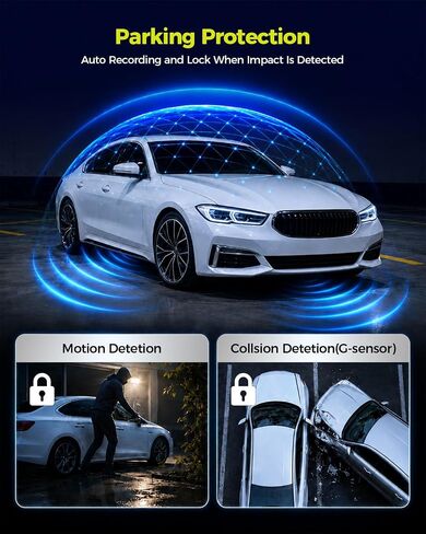 LAMTTO Dual Dash Cam Front and Inside,Dash Camera for Cars with 32GB Card in Kuwait