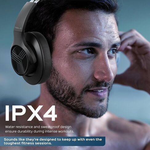 TREBLAB Z2 Wireless Over Ear Headphones Bluetooth, Hybrid ANC, 35H(Renewed) in Kuwait