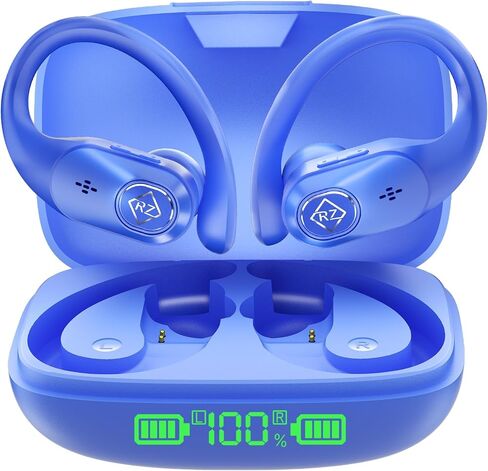 Wireless Earbuds with Ear Hooks 96H Playtime for iPhone Android in Saudi Arabia