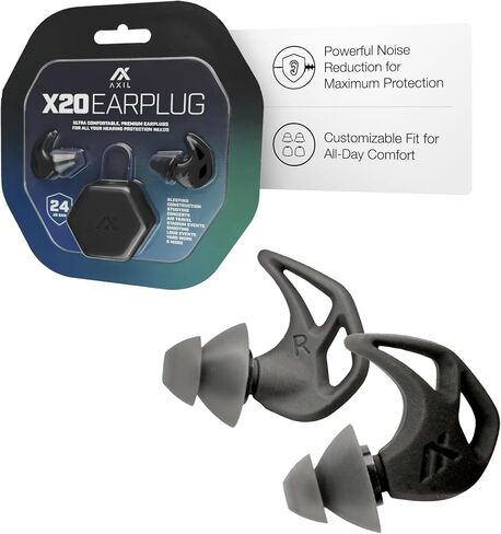 AXIL XCOR PRO Bluetooth Earbuds + X20 Noise Reduction Ear Plugs Bundle in Kuwait