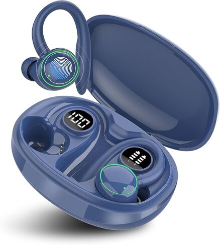 Wireless Earbuds, Bluetooth 5.4 Headphones Sport Over Ear Buds ENC Mic IP7 in Kuwait