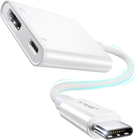 JSAUX USB C to HDMI Adapter 2-in-1, 4K@60Hz 100W PD, USB 3.0 for iPhone PC in Kuwait
