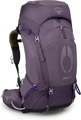 Osprey Aura AG 50L Women's Backpacking Backpack, Purple WM-L in Kuwait
