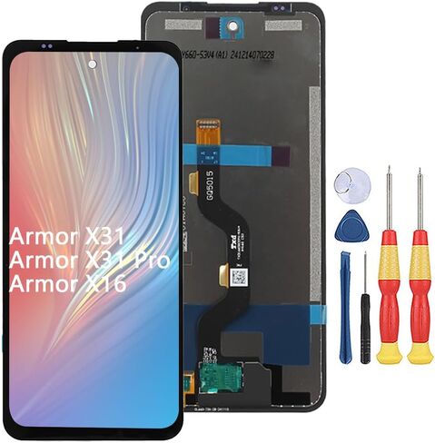 LCD Display Compatible with Ulefone Armor X16 / Armor X31 / Armor X31 Pro LCD Display Touch Screen Assembly Repair Replacement Parts with Tools in Kuwait