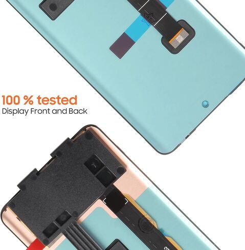 AGCUT Original for Moto Edge 2024 Screen Replacement for Moto Edge 2024 LCD Display XT2405 LCD Digitizer Touch Screen Assembly Repair Kits Black No Frame in Kuwait