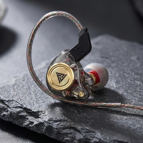 Wired Gaming Earbuds,in-Ear Monitor Headphones with 10mm Dynamic Driver, Deep Bass Stereo Sound, Noise-Isolating for Music, Gaming, Video Calling, Musicians, Singers and Audiophiles in Kuwait