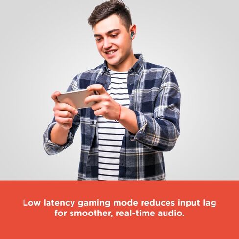 RadioShack Wireless Gaming Earbuds Bluetooth 5.3 Low Latency 22 Hour Battery White in Kuwait