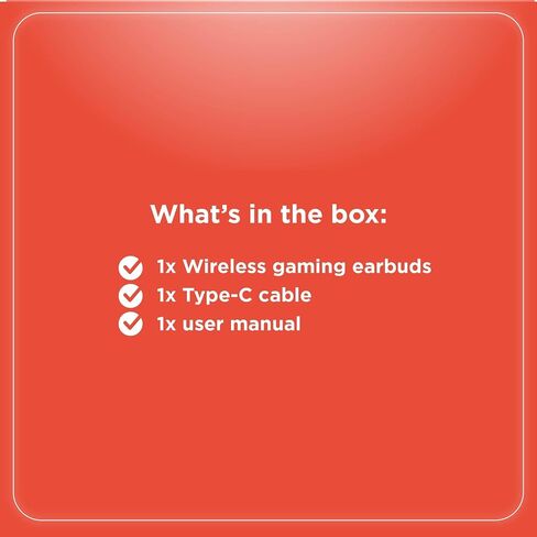 RadioShack Wireless Gaming Earbuds Bluetooth 5.3 Low Latency 22 Hour Battery White in Kuwait