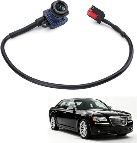 56054058AH Rear View Backup Parking Assist Camera Compatible with Chrysler 300 2011 2012 2013 2014 2015 2016 2017 2018 2019 2020, Replces 56054058A 56054058AD 56054058F 56054058AG in Kuwait