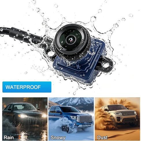 56054058AH Rear View Backup Parking Assist Camera Compatible with Chrysler 300 2011 2012 2013 2014 2015 2016 2017 2018 2019 2020, Replces 56054058A 56054058AD 56054058F 56054058AG in Kuwait