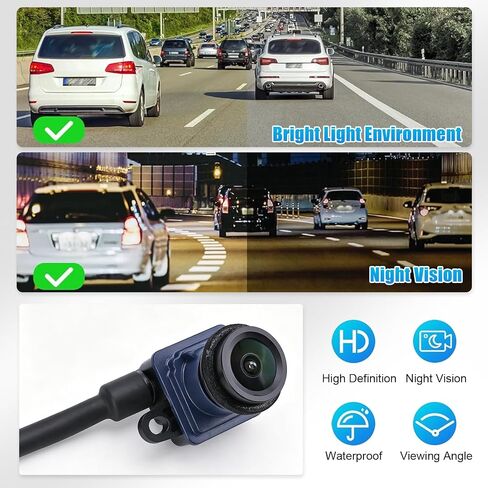 56054058AH Rear View Backup Parking Assist Camera Compatible with Chrysler 300 2011 2012 2013 2014 2015 2016 2017 2018 2019 2020, Replces 56054058A 56054058AD 56054058F 56054058AG in Kuwait