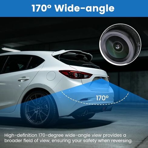 56054058AH Rear View Backup Parking Assist Camera Compatible with Chrysler 300 2011 2012 2013 2014 2015 2016 2017 2018 2019 2020, Replces 56054058A 56054058AD 56054058F 56054058AG in Kuwait
