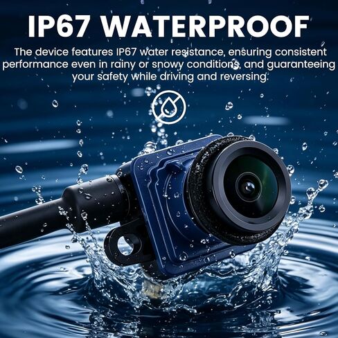 56054058AH Rear View Backup Parking Assist Camera Compatible with Chrysler 300 2011 2012 2013 2014 2015 2016 2017 2018 2019 2020, Replces 56054058A 56054058AD 56054058F 56054058AG in Kuwait