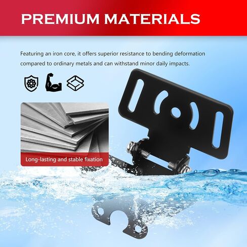 Car Rear Camera Mount Kit,Sturdy Car Backup Camera Mount Rotates 180° for Fixing Cars Dash Cam & Rear View Cameras,Professional Rears Dash Cam Mounts for Windshield with Screws in Kuwait