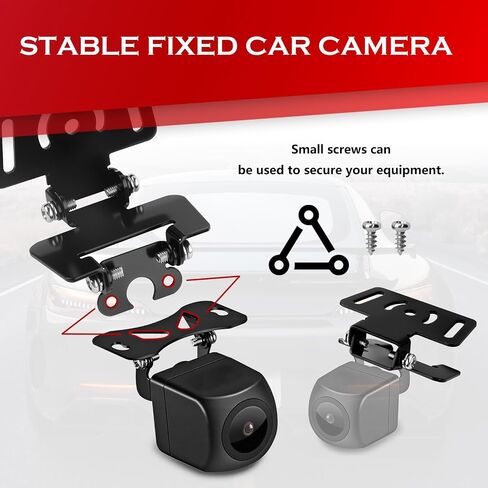 Car Rear Camera Mount Kit,Sturdy Car Backup Camera Mount Rotates 180° for Fixing Cars Dash Cam & Rear View Cameras,Professional Rears Dash Cam Mounts for Windshield with Screws in Kuwait