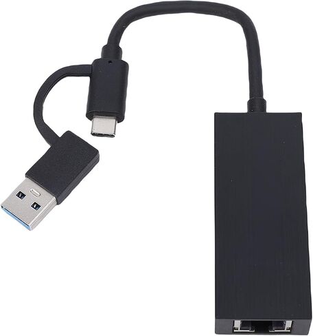 5G High Speed USB Ethernet Adapter, 2 in 1 USB C to Ethernet in Kuwait