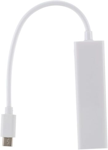 Toyvian USB C to Rj45 10/100mbps Network Adapter with 3 USB Ports in Kuwait