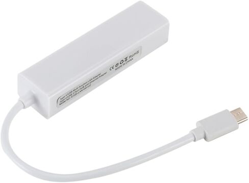 Didiseaon 10/100mbps Network Adapter with 3 USB Ports USB C to Rj45 in Kuwait