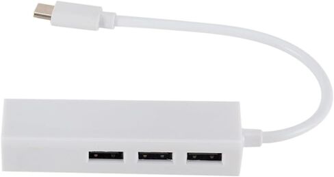 Didiseaon 10/100mbps Network Adapter with 3 USB Ports USB C to Rj45 in Kuwait