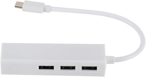 MAGICLULU 10/100mbps Network Adapter Type C with 3 USB Ports to Rj45 in Kuwait