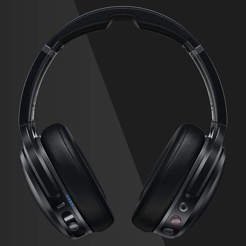 Skullcandy Crusher ANC Over-Ear Noise Canceling Wireless Headphones with Sensory Bass, 24 Hr Battery, Microphone, Works with Bluetooth Devices - Black in Kuwait