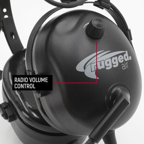 Rugged Radios RA210-BT Bluetooth Aviation Headset with Dual GA Plugs in Kuwait