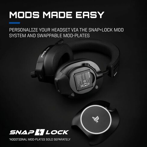 RIG R8 SPECTRE PRO HS Wireless Gaming Headset for PlayStation, PS5, PS4, PC, Mobile; Graphene Drivers, 3D Audio, Noise-Canceling Mic, 60-Hr Battery, RGB Charging Base (Renewed) in Kuwait