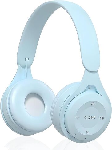 Upgraded Hybrid Noise Cancelling Headphones with Transparent Modes Wireless Bluetooth with Mic Fast Charging Deep Bass Soft-Earpads Blue in Kuwait