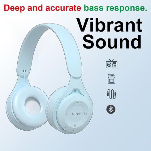 Upgraded Hybrid Noise Cancelling Headphones with Transparent Modes Wireless Bluetooth with Mic Fast Charging Deep Bass Soft-Earpads Blue in Kuwait