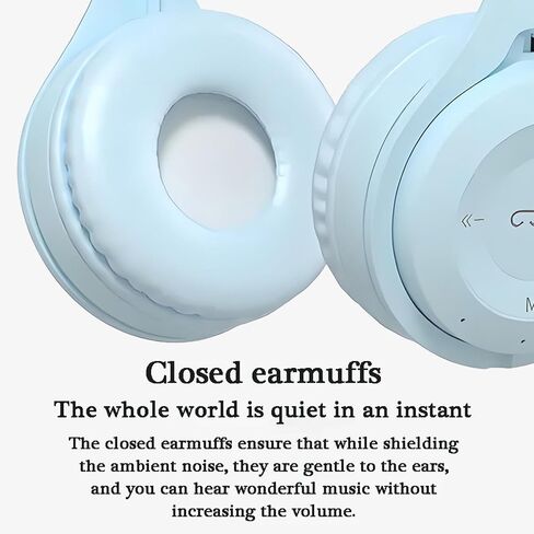 Upgraded Hybrid Noise Cancelling Headphones with Transparent Modes Wireless Bluetooth with Mic Fast Charging Deep Bass Soft-Earpads Blue in Kuwait