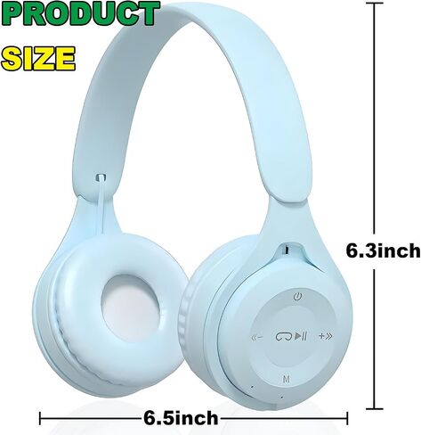 Upgraded Hybrid Noise Cancelling Headphones with Transparent Modes Wireless Bluetooth with Mic Fast Charging Deep Bass Soft-Earpads Blue in Kuwait