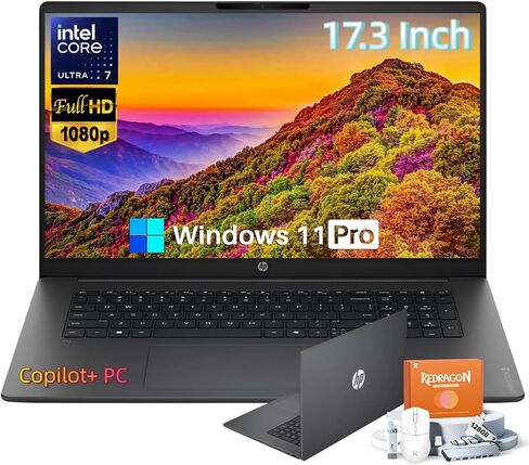 HP OmniBook 17.3" Touchscreen Laptop 2026, Intel Core Ultra7 355, 16GB DDR5 in Kuwait