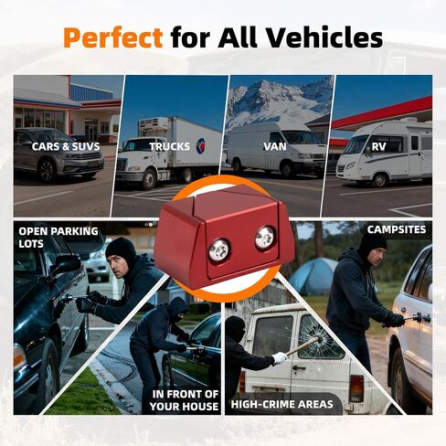 OBD2 Port Lock, Aluminum Alloy OBDII Security Lock for Cars, SUVs & Trucks, Anti-Theft OBD Connector Protector, Durable One-Piece Design, Easy Non-Invasive Installation in Saudi Arabia