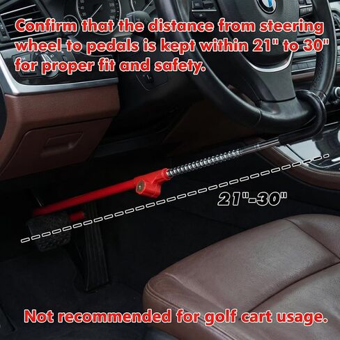 EMUNA Universal Car Steering Wheel Anti-Theft Lock in Kuwait