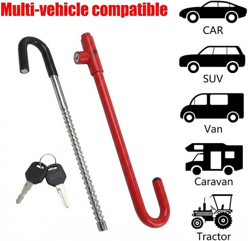 EMUNA Universal Car Steering Wheel Anti-Theft Lock in Kuwait