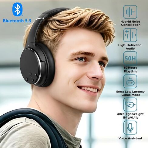 Srhythm NiceComfort 25 Lightweight Hybrid Noise Cancelling Headphones in Kuwait