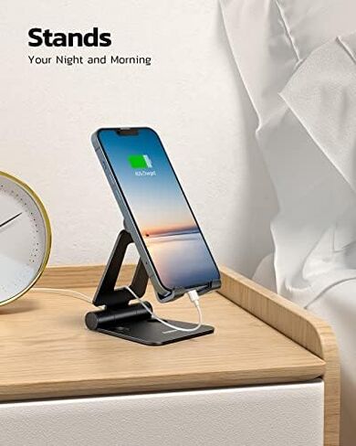 Nulaxy Adjustable Laptop Stand for Desk & Full Aluminum Cell Phone Stand in Kuwait