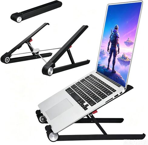 Portable Laptop Stand for Hp ZBook Studio 16 inch G10 Laptop for Desk,Made of Reinforced Nylon, 304 Stainless Steel and Silicone in Kuwait