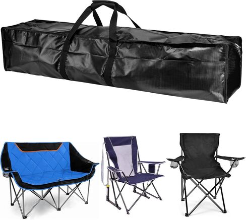 Camping Chair Replacement Bag, 47 Inch Large Folding Chair Carry Bag, Rocker Chairs, Freestyle Rocker Chair, Collapsible Double Loveseat Chair Compatible with GCI, FAIR Wind, Cascade Mountain Tech in Kuwait
