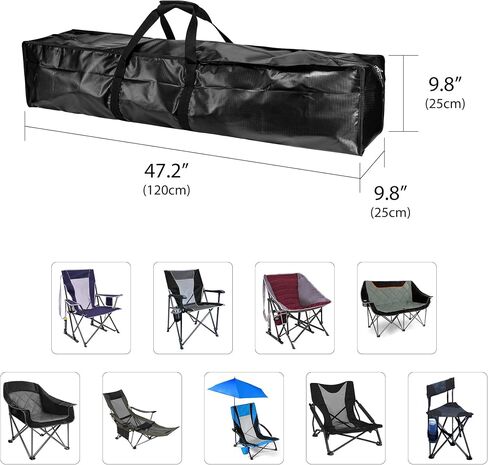 Camping Chair Replacement Bag, 47 Inch Large Folding Chair Carry Bag, Rocker Chairs, Freestyle Rocker Chair, Collapsible Double Loveseat Chair Compatible with GCI, FAIR Wind, Cascade Mountain Tech in Kuwait