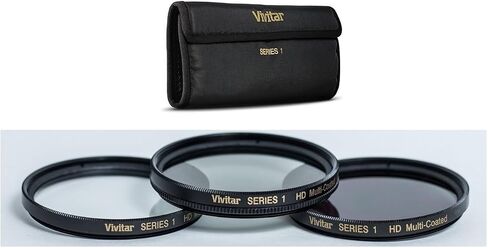 3-Pc Pro Quality UV Polarizer & FLD Filter Kit for Sony FDR-AX33 in Kuwait