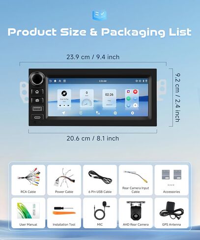 Car Stereo for Chevrolet Silverado 1999-2002, 6.86" Touchscreen in Kuwait