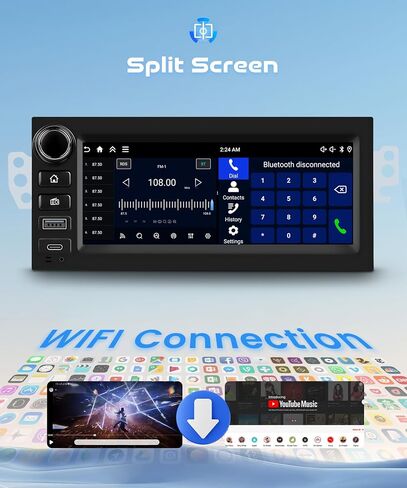 Car Stereo for Chevrolet Silverado 1999-2002, 6.86" Touchscreen in Kuwait