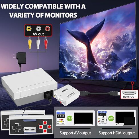 ANGFA Retro Gaming Console Built-in Classic 620 Games in Kuwait