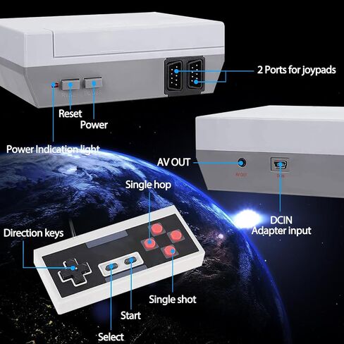 ANGFA Retro Gaming Console Built-in Classic 620 Games in Kuwait