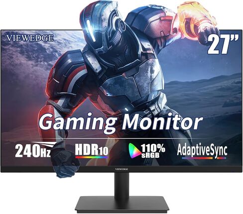 Viewedge 27 inch Gaming Monitor 240 Hz 1ms FHD 1920x1080 Computer Monitor in Saudi Arabia