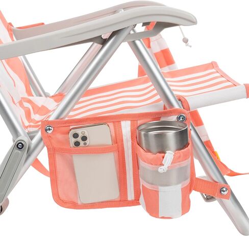 GCI Outdoor Sidekick Beach Chair - Coral Stripes in Saudi Arabia