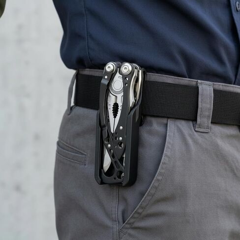 HoldMyGear Belt Clip Multitool Holder – Compatible with Leatherman Skeletool CX RX (Precision-Fit Belt Mount Holder, Fits Belts up to 2.25" Wide) in Kuwait