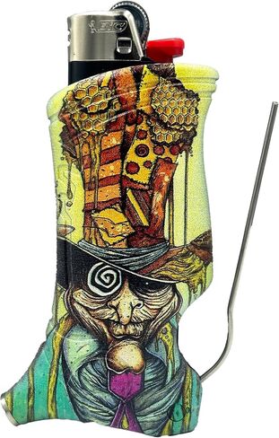 Toker Poker - Bic Lighter Case Multi Tool, Alice Collection - All Inclusive Tool for Camping and Other (Clock Maw) in Kuwait